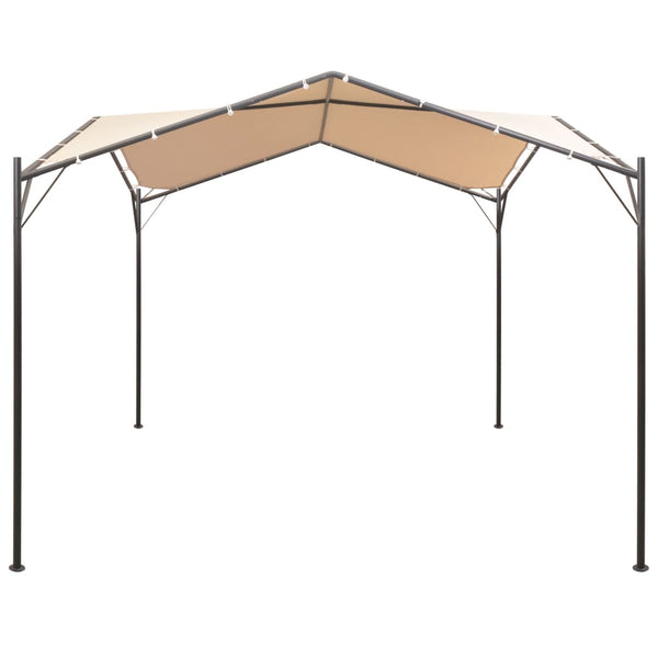 4x4 m Partyzelt Pavillon Beige