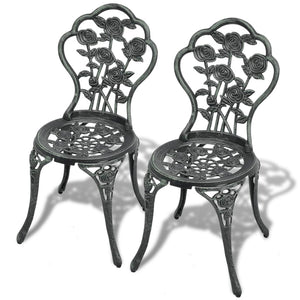 Bistro Stühle, 2er Set, Grün