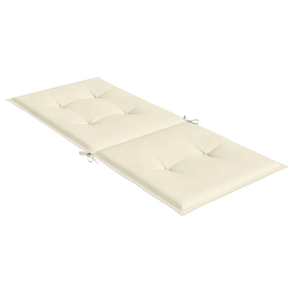 Gartenstuhlauflagen Hochlehner Creme 4er Set