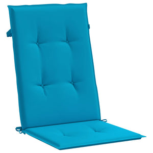 Gartenstuhlauflagen Hochlehner Blau 2er-Set