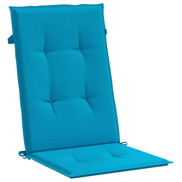 Gartenstuhlauflagen Hochlehner Blau 2er-Set