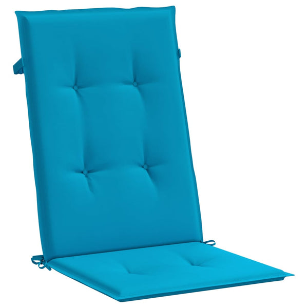 Gartenstuhlauflagen Hochlehner Blau 4er Set