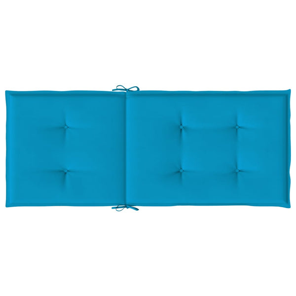 Gartenstuhlauflagen Hochlehner Blau 4er Set
