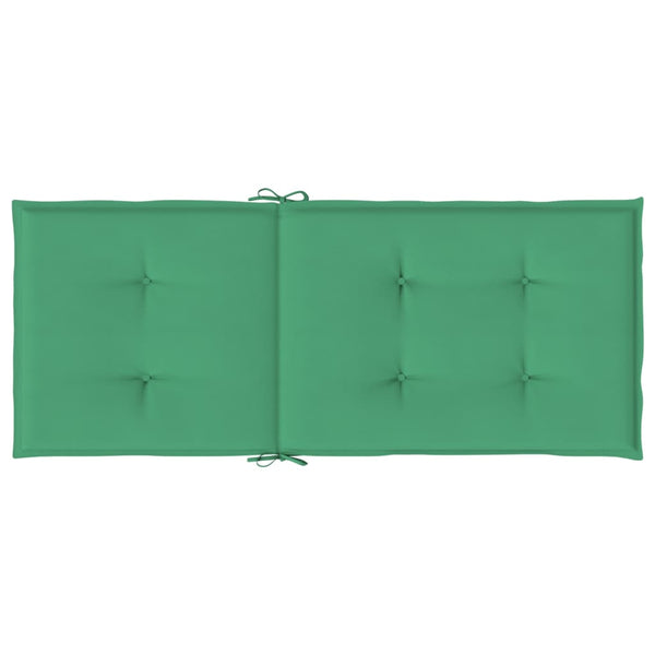 Gartenstuhlauflagen Hochlehner Grün 2er Set