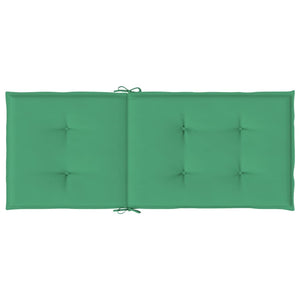 Gartenstuhlauflagen Hochlehner Grün 4er Set