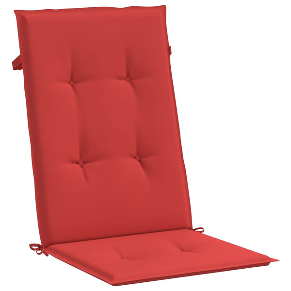 Gartenstuhlauflagen Hochlehner Rot 2er Set