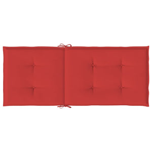 Gartenstuhlauflagen Hochlehner Rot 4er Set