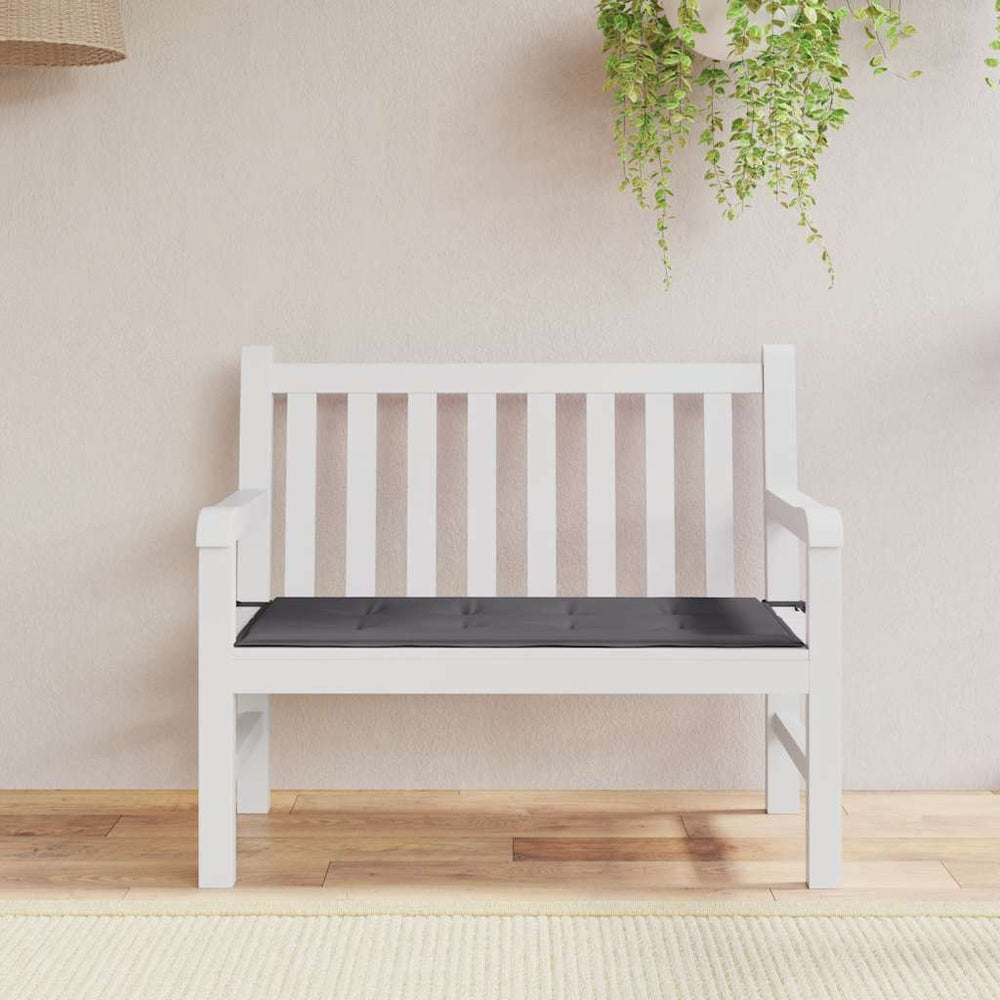 Anthrazit Gartenbank Auflage 100x50 cm
