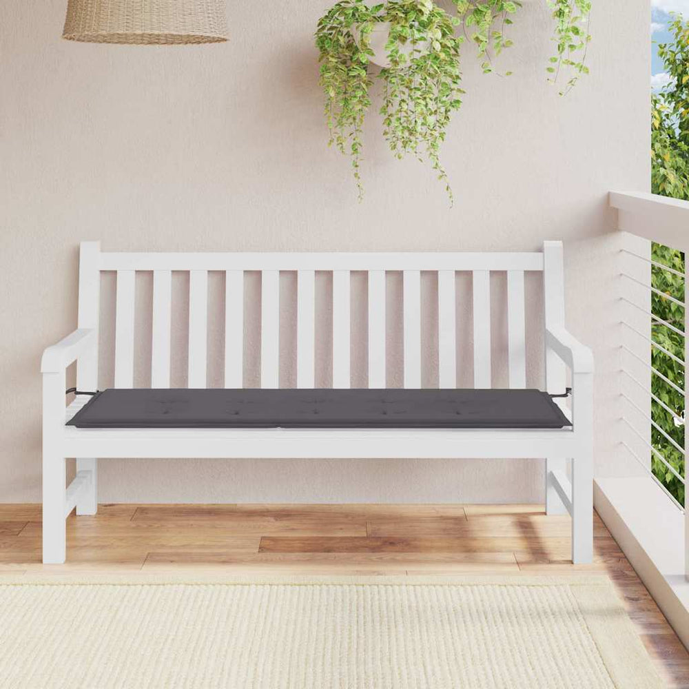 Anthrazit Gartenbank Auflage 150x50 cm
