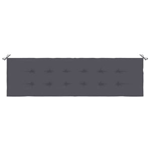 Gartenbank Auflage Anthrazit 180 cm