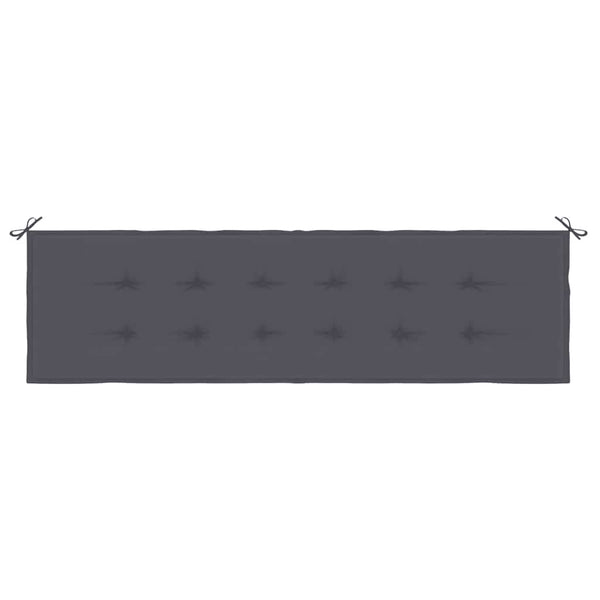 Gartenbank Auflage Anthrazit 180 cm