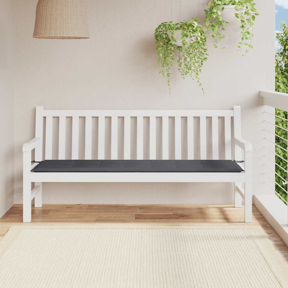 Gartenbank Auflage Anthrazit 180 cm