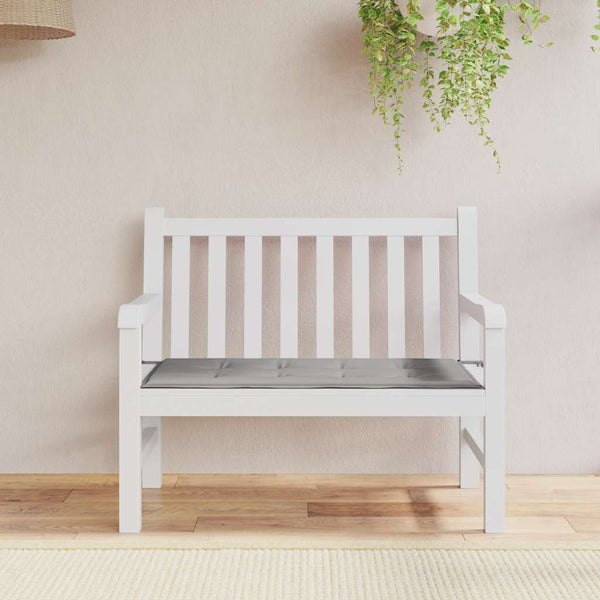 Gartenbank Auflage Grau 100x50 cm