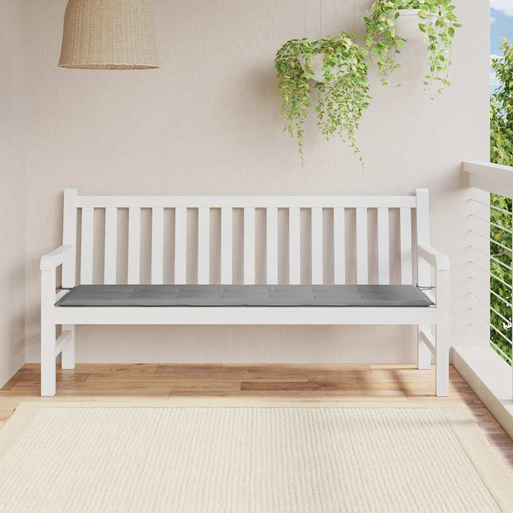 Gartenbank Auflage Grau 180 cm