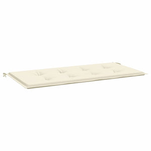 Gartenbank Auflage Creme 100x50 cm