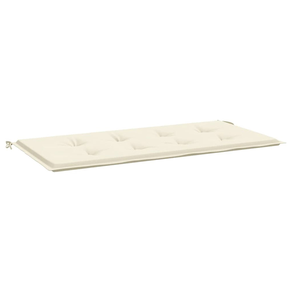 Gartenbank Auflage Creme 120x50 cm