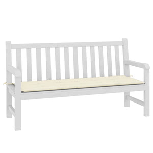 Gartenbank Auflage Creme 150 cm
