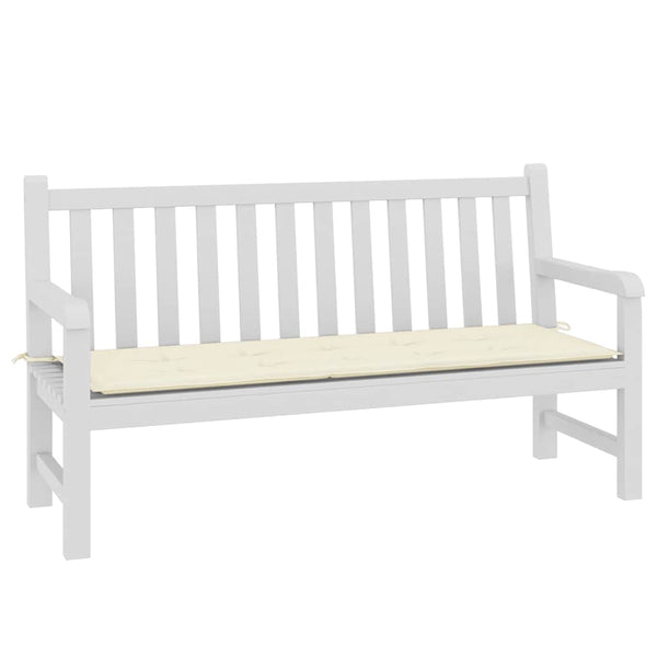 Gartenbank Auflage Creme 150 cm