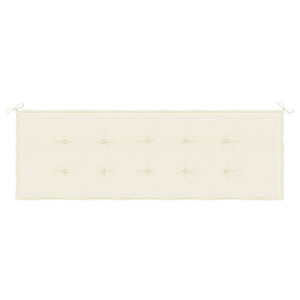 Gartenbank Auflage Creme 150 cm