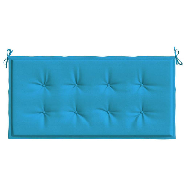 Blaue Gartenbank Auflage 120x50 cm
