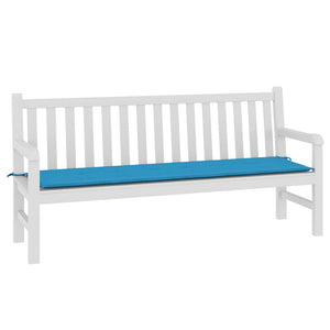 Blaue Gartenbank Auflage 180 cm
