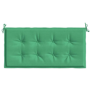 Grüne Gartenbank Auflage 100x50 cm