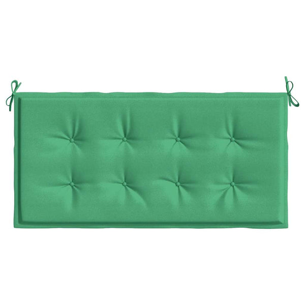 Grüne Gartenbank Auflage 100x50 cm