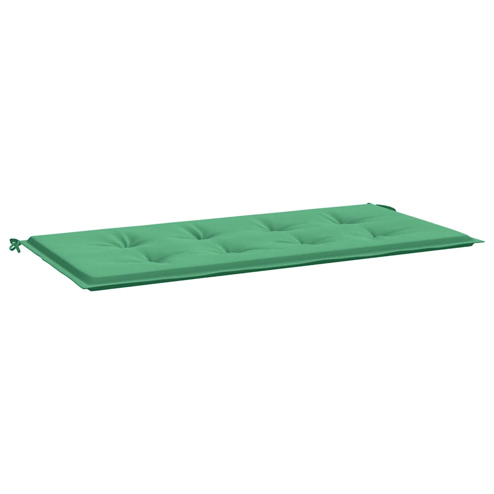 Grüne Gartenbank Auflage 120x50 cm