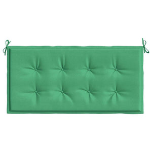 Grüne Gartenbank Auflage 120x50 cm