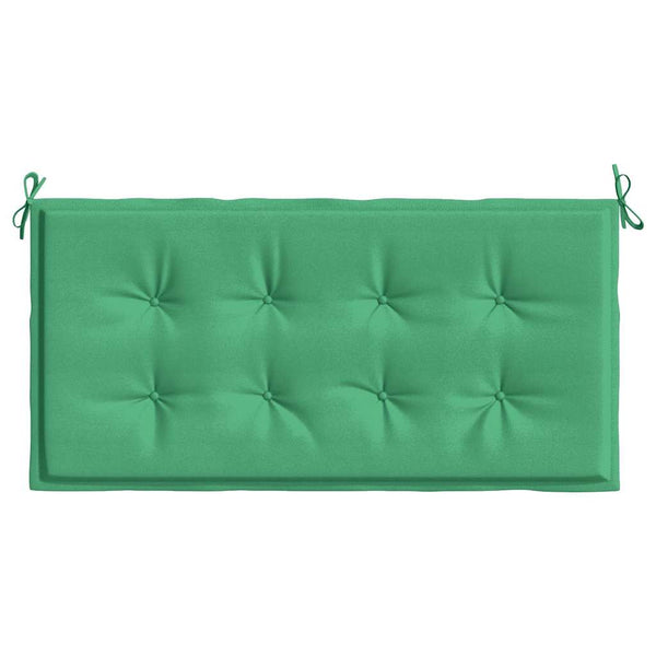 Grüne Gartenbank Auflage 120x50 cm