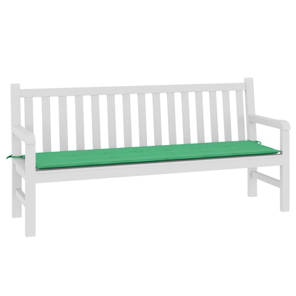 Grüne Gartenbank Auflage 180 cm