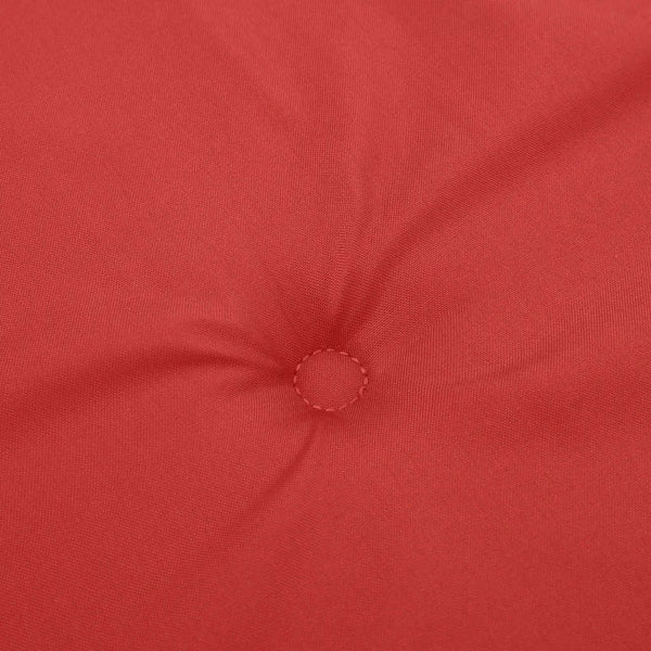 Rote Gartenbank Auflage 120x50 cm