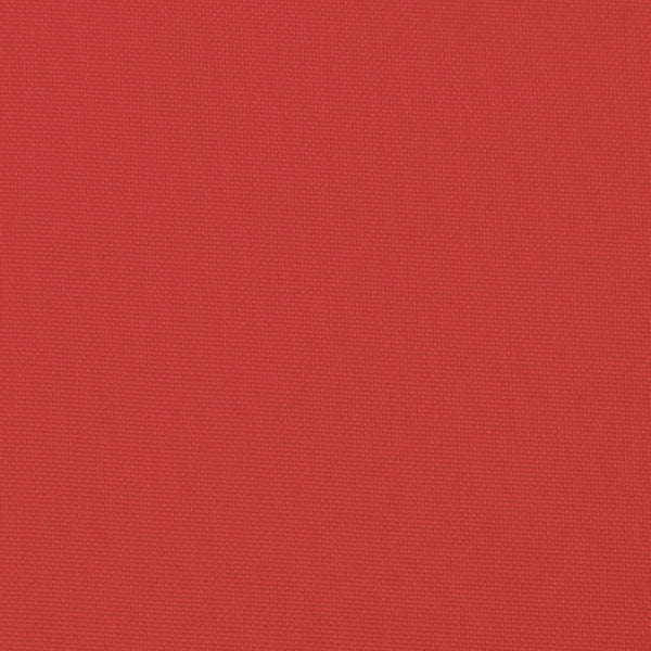 Rote Gartenbank Auflage 120x50 cm