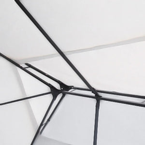 Gartenpavillon Weiß 3x4 m