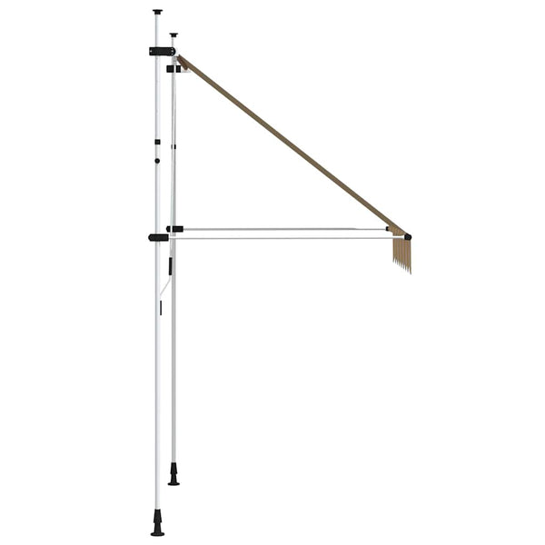 Einziehbare Markise, 150 cm, Gelb/Blau