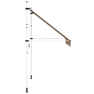 Einziehbare Markise, 250cm, Gelb/Blau