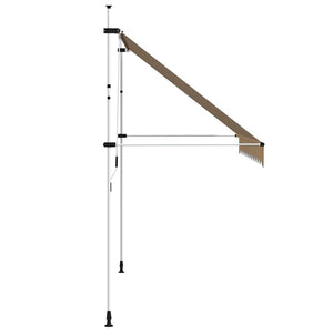Einziehbare Markise 300 cm Gelb/Blau