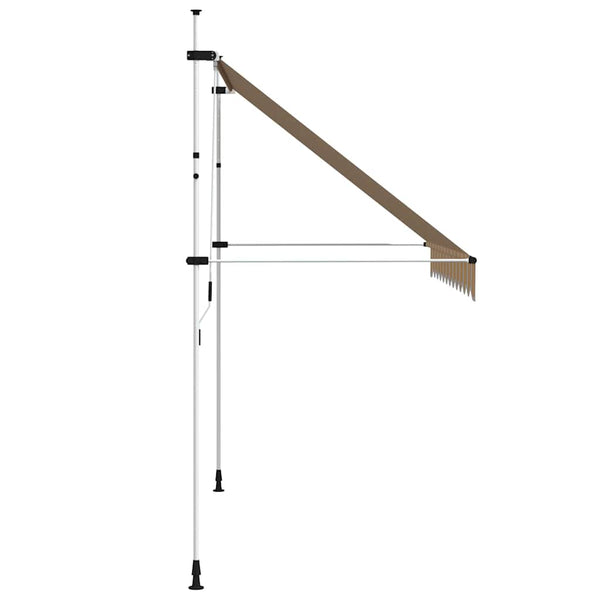 Einziehbare Markise 300 cm Gelb/Blau