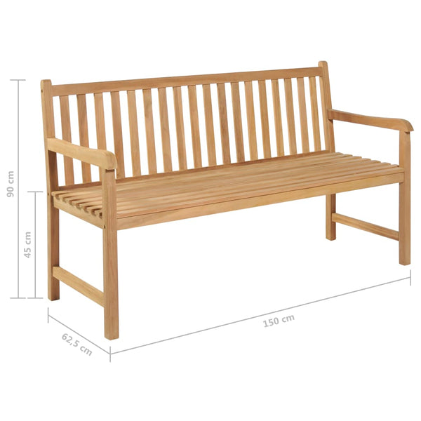 Teak Gartenbank 150 cm
