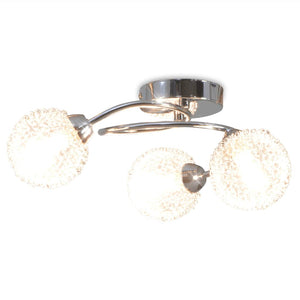 LED Deckenleuchte mit 3 G9-Glühlampen