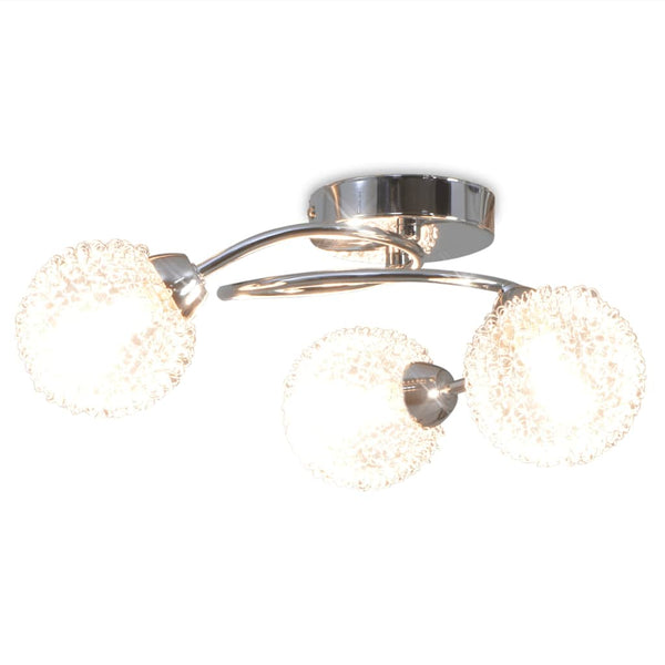 LED Deckenleuchte mit 3 G9-Glühlampen