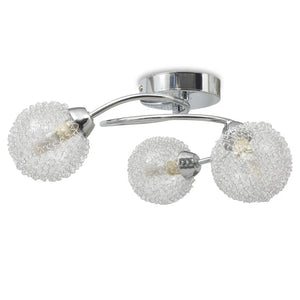 LED Deckenleuchte mit 3 G9-Glühlampen