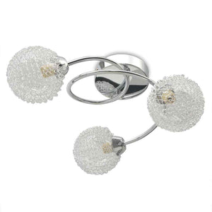 LED Deckenleuchte mit 3 G9-Glühlampen