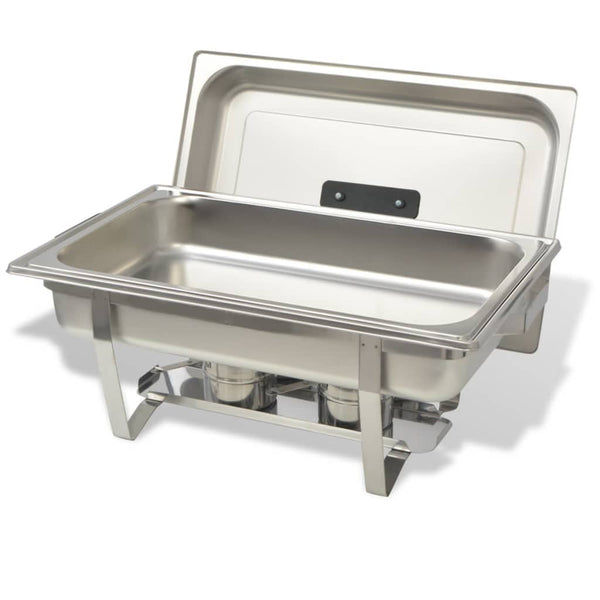 Edelstahl Chafing Dish Set, 2-teilig