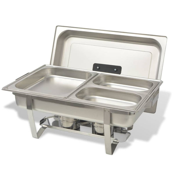 Edelstahl Chafing Dish Set, 2-teilig
