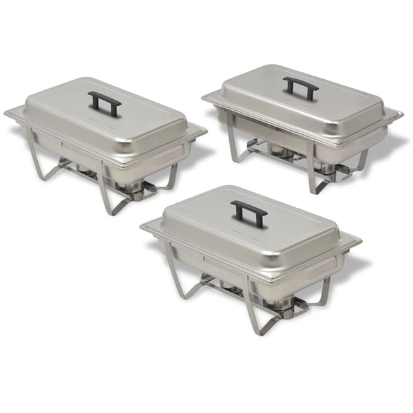Edelstahl Chafing Dish Set, 3-teilig