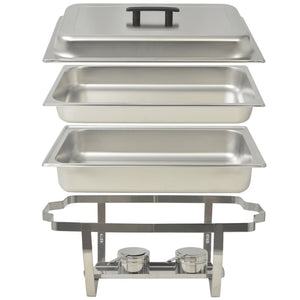 Edelstahl Chafing Dish Set, 3-teilig