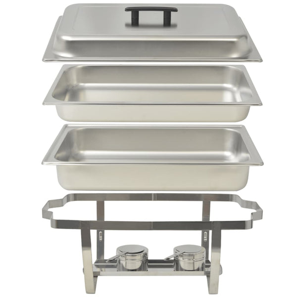 Edelstahl Chafing Dish Set, 3-teilig
