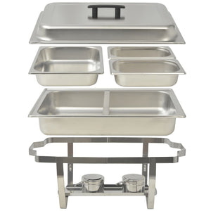 Edelstahl Chafing Dish Set, 3-teilig
