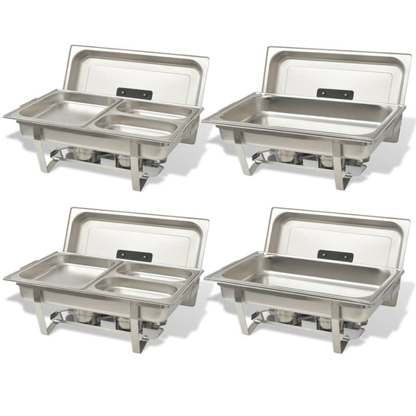 Edelstahl Chafing Dish Set, 4-teilig